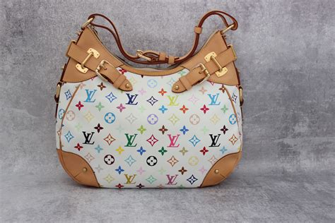 louis vuitton monogram white bucket bag